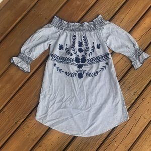 Off the shoulder blouse